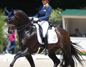 Emmelie Scholtens and Apache at the 2017 CDIO Rotterdam :: Photo © Astrid Appels