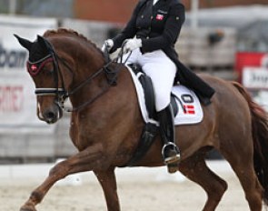 Camilla Andersen and Rafaella K at the 2017 CDI Sint-Truiden :: Photo © Astrid Appels