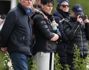 Anne Mette Lyager's team watching attentively