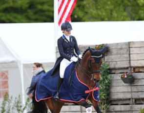 Lina Uzunhasan and Donna Ray win the triple at the 2017 CDI Sint-Truiden :: Photo © Astrid Appels