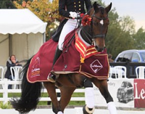 Lara Butler (née Griffith) and Rubin Al Asad win the 2017 British Grand Prix Champion's title :: Photo © Kevin Sparrow