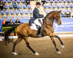 Matthew Dowsley and Adloo Richard in the CDI Grand Prix at the 2017 CDI Sydney :: Stephen Mowbray