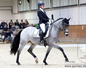 Johanna Kullmann and Champ of Class at the 2017 German Developing Pony Rider Championship :: Photo © Tina Pantel