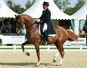 Pierre Volla and Badinda Altena at the 2017 French Championships in Vierzon :: Photo © Grand National FFE