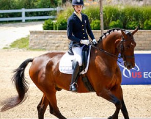 Isabel Linder and Elvis win the 2017 U.S. Junior Riders Championships :: Photo © Sue Stickle