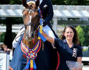 Anna Stovall and Frankie Win the 2017 U.S. Developing PSG Horse Championship :: Photo © Sue Stickle