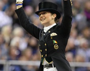Judy Reynolds waves to the crowds