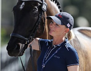 Katherine Bateson-Chandler brought Alcazar back from colic surgery in July to outstanding form now in Florida