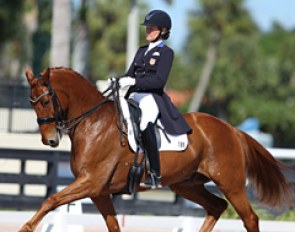 Tina Konyot and Diamantino at the 2017 CDN Wellington :: Photo © Astrid Appels