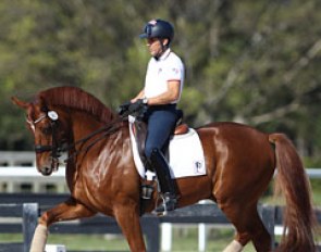 Cesar Parra on the Ghribi's Oldenburg bred Darius Rubin (by Dressage Royal x Rohdiamant)