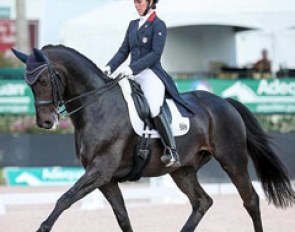 Kasey Perry-Glass and Gorklintgaards Dublet at the 2017 CDI-W Palm Beach Derby :: Photo © Sue Stickle