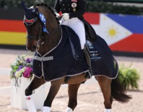 Diana Porsche and Di Sandro at the 2017 CDI Wellington :: Photo © Astrid Appels