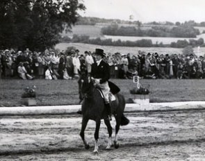 Diana Mason and Tramella at the 1959 CDIO Aachen