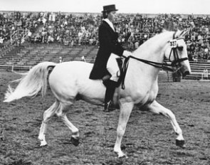 Marianne Gossweiler and Stephan at the 1964 CDIO Aachen