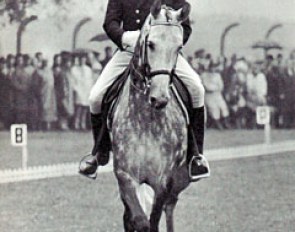 Neckermann and Antoinette at the 1964 CDIO Aachen