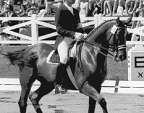 Dr. Reiner Klimke and Mehmed at the 1976 Olympic Games in Montreal :: Photo © Hugo Czerny