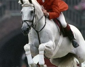 John Withaker and Superstar Henderson Milton at the 1990 World Equestrian Games :: Photo © Dirk Caremans