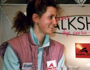 Nicole Uphoff at the 1993 Equitana Fair in Essen, Germany :: Photo © Astrid Appels