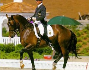 Martin Schaudt and Durgo at the 1996 Olympic Games