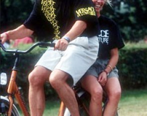 Sjef Janssen and Anky van Grunsven at the 1997 European Championships :: Photo © Dirk Caremans