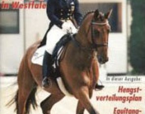 Isabell Werth and Amaretto on the cover of Reiter und Pferd