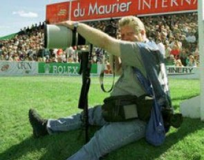 Dirk Caremans working at the CSI Spruce Meadows in Calgary :: Photo © Peter Llewellyn