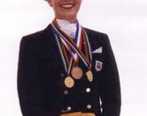 Louisa Labrucherie wins the 1998 North American Young Riders Championships in Parker, Colorado :: Photo © Phelpsphotos.com