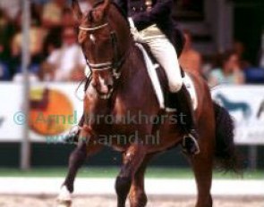 Sven Rothenberger and Without a Doubt at the 1998 Dutch Championships :: Photo © Arnd Bronkhorst