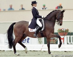 Anky van Grunsven and Bonfire at the 1998 World Equestrian Games in Rome