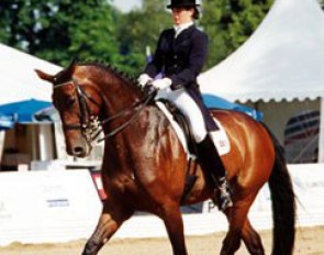 Christine von Oldershausen and Amica Farina at the 1999 Parkfestival Dressur Bad Honnef :: Photo © Mary Phelps