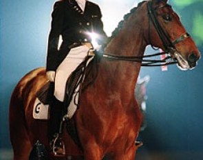 Anky van Grunsven and Bonfire at the 1999 CDI-W 's Hertogenbosch :: Photo © Dirk Caremans