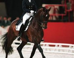 Anky van Grunsven and TC Partout at the 1999 CDI-W Paris :: Photo © Dirk Caremans