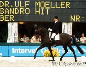 Dr. Ulf Möller and Sandro Hit Win 6-year old Division at 1999 WCYH in Arnheim :: Photo © Mary Phelps