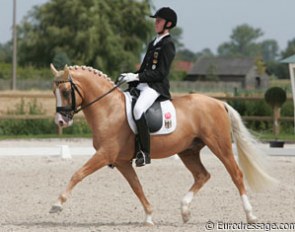 Sönke Rothenberger and Deinhard B at the 2009 European Pony Championships :: Photo © Astrid Appels