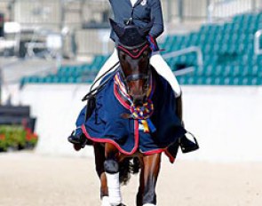 Rotano wins the kur gold medal at the 2015 North American Young Riders Championships :: Photo © Sue Stickle