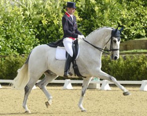 British dressage team member Emile Faurie on Sambuca Romane
