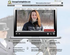 DressageTrainingOnline.com Announces Exciting New Website