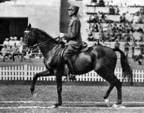 Alois Podhajsky on Nero xx :: Photo courtesy FEI