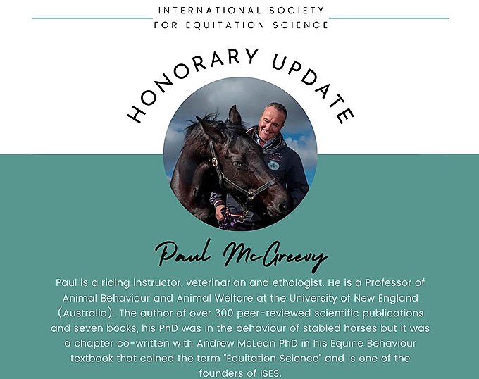 Paul McGreevy, founding member of ISES