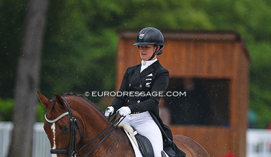 Melissa Galloway and Windermere J'Obei W at the 2022 CDIO Compiegne :: Photo © Astrid Appels