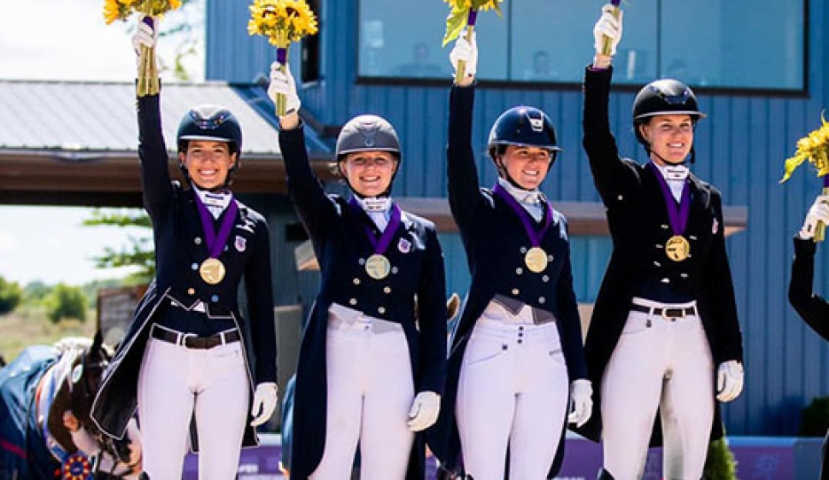 Region 3/9 Grabs the Team Gold at the 2022 North American Young Riders Championships :: Photo © USF