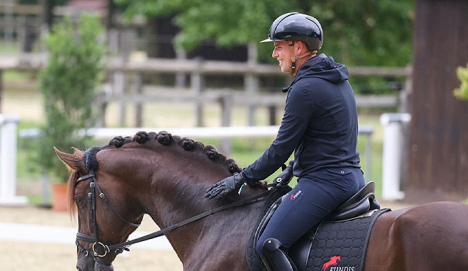 Frederic Wandres and Fashion Prinz OLD at the German WCYH selection trial in Warendorf :: Photo © Maria Burczyk
