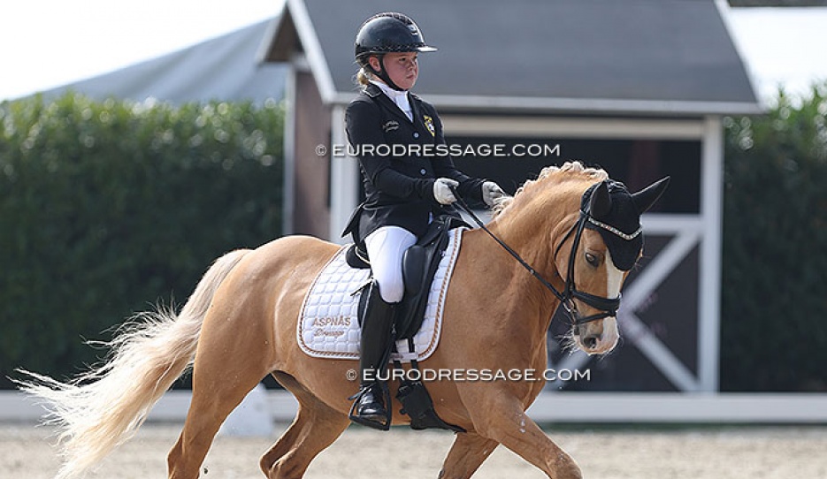 Wilma Holmgren and Casino Royale K at the 2022 CDI Sint-Truiden :: Photo © Astrid Appels
