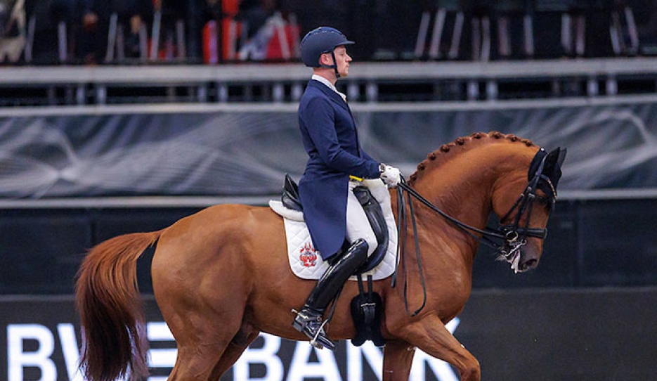 Matthias Rath and Destacado FRH at the 2022 CDI Stuttgart :: Photo © Stefan Lafrentz