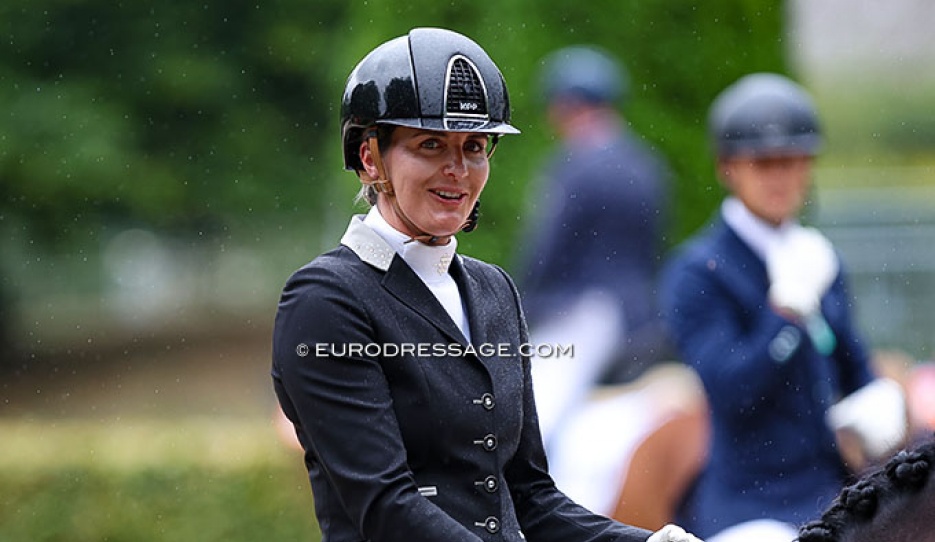 Emmelie Scholtens at the 2022 World Young Horse Championships :: Photo © Astrid Appels