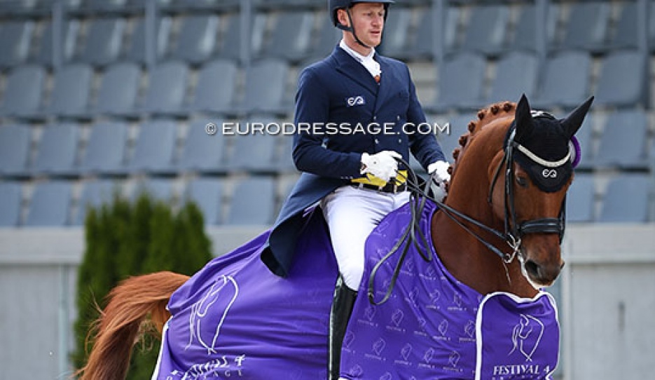 Matthias Rath and Destacado at the 2023 CDI Aachen Festival 4 Dressage :: Photo © Astrid Appels