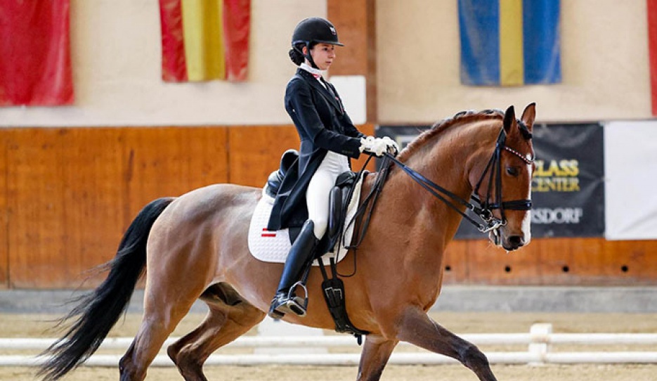 Pia Stallmeister and Simoncic' Korefan at the 2023 CDN Weikersdorf :: Photos © Petra Kerschbaum