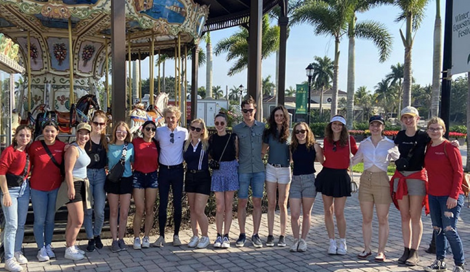 The Canadian and Dutch riders who were selected for the 2023 Jill Irving Youth Equine Mentorship Program