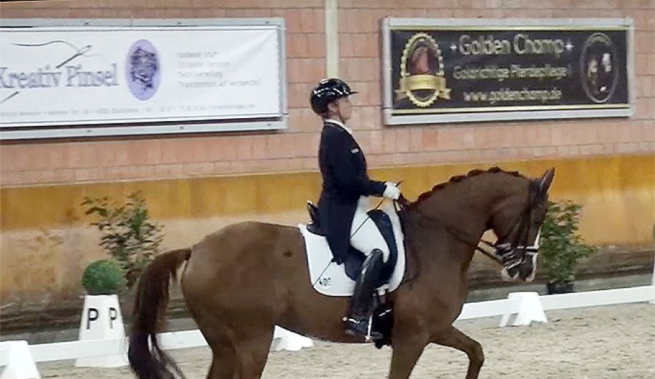 Isabell Werth and Deneuve at the 2023 CDN Wickrath :: Photo screen capture