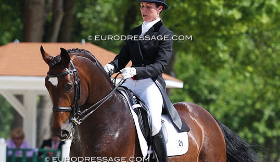 Mette Assouline and Forrest Gump at the 2012 CDI Compiegne :: Photo © Astrid Appels
